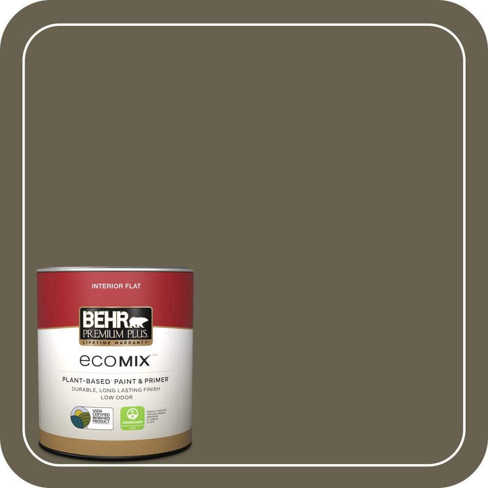 1 qt. #PPU8-25 Ivy Topiary Flat EcoMix Plant-Based Interior Paint & Primer price history on PriceWatchPro