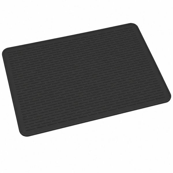 30 in. L x 21 in. W Black Silicone Stove Top Cover for Electric Stove, Glass Cooktop Protector Mat