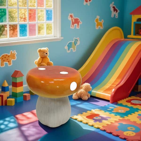 Plastic Outdoor Resin Garden Stool Mushroom Model