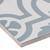 Bliss 8" Gray and White Porcelain Moroccan Wall and Floor Tile
