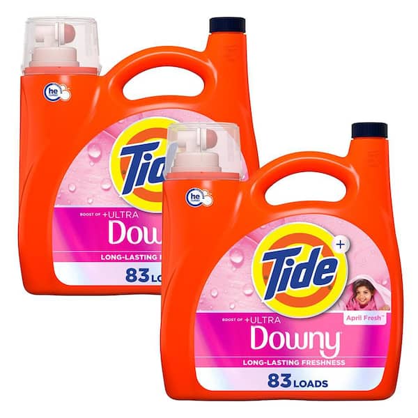 117 oz. Ultra Downy April Fresh Scent Liquid Laundry Detergent (83-Loads, Multi-Pack 2)
