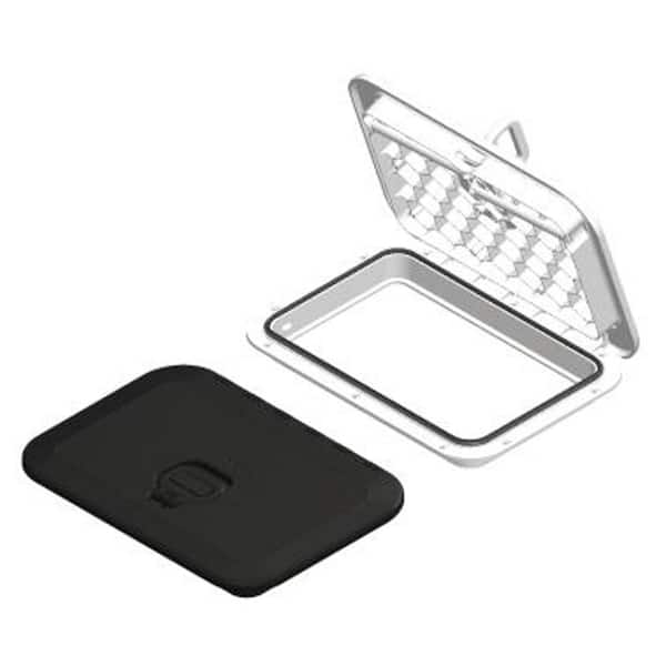 Sea-Dog Triple Latch Rectangular Marine Hatch - 10.25 in. x 14 in., White