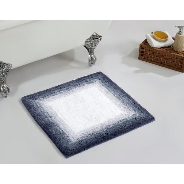 Better Trends Torrent Collection Grey 24" x 24" 100% Cotton Bath Rug