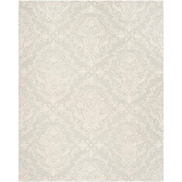 SAFAVIEH Blossom Sage/Ivory 8 ft. x 10 ft. Floral Area Rug