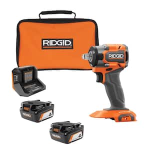 18V SubCompact Brushless Cordless 1/2 in. Impact Wrench with (2) 4.0 Ah Batteries, Charger, and Bag