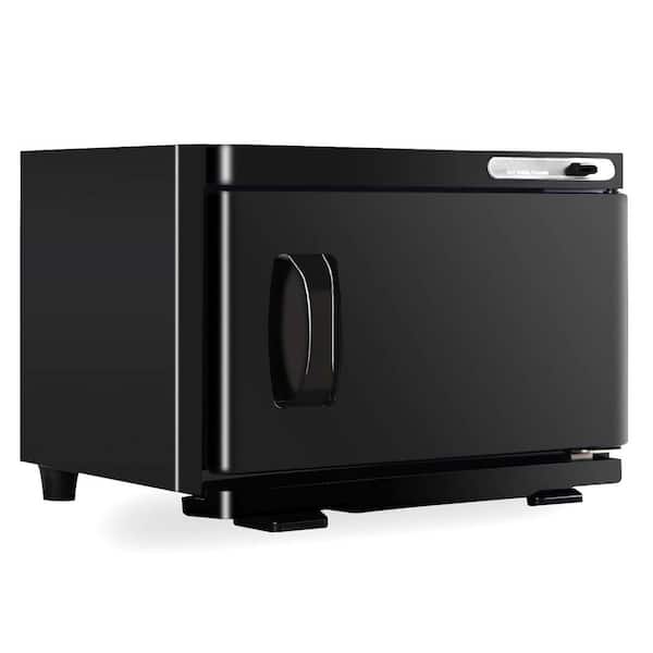 Electric Towel Warmer Cabinet, 8L Capacity in Black Finish, Suitable for Salons, Spas, and Professional Use
