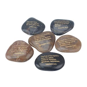 Set of 6 Scripture Rocks