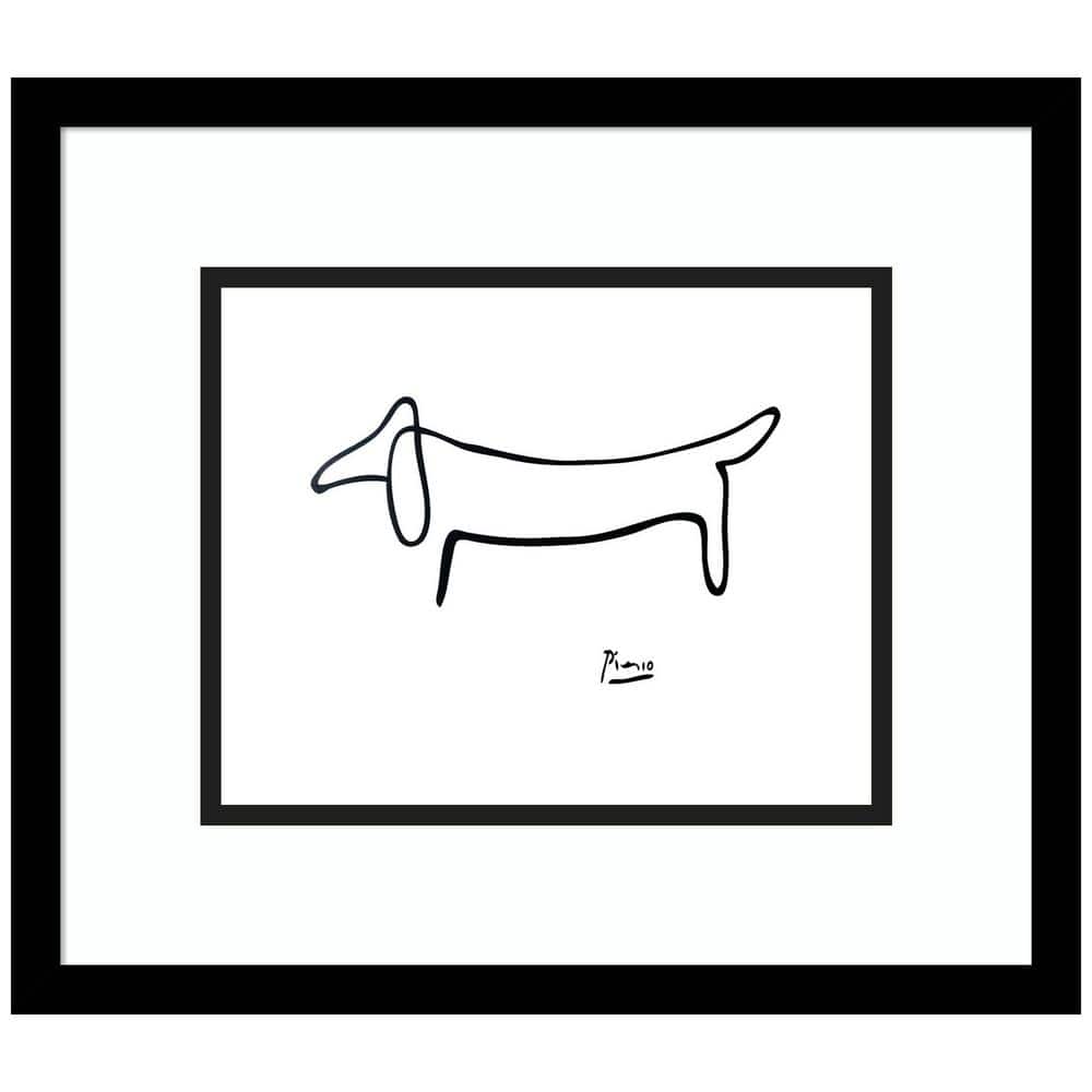 パブロピカソ TheDog Amanti Art Le Chien (The Dog) by Pablo Picasso Framed Print Wall