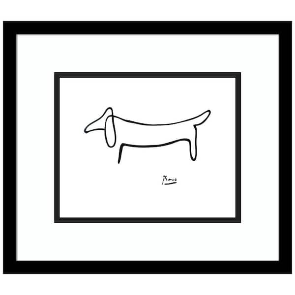 Amanti Art Le Chien (The Dog) by Pablo Picasso Framed Print Wall Art