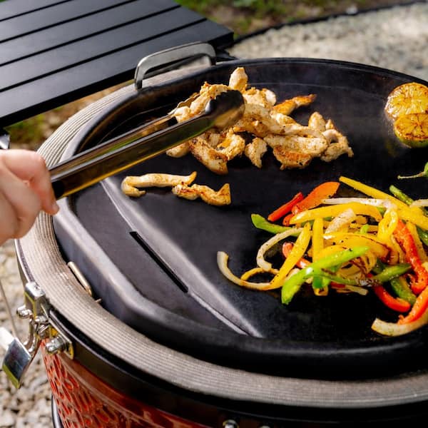   Carlyle オーバル カバー付きベジタブルボウル Kamado Joe Karbon Steel Griddle for Big Joe Grills KJ15094622