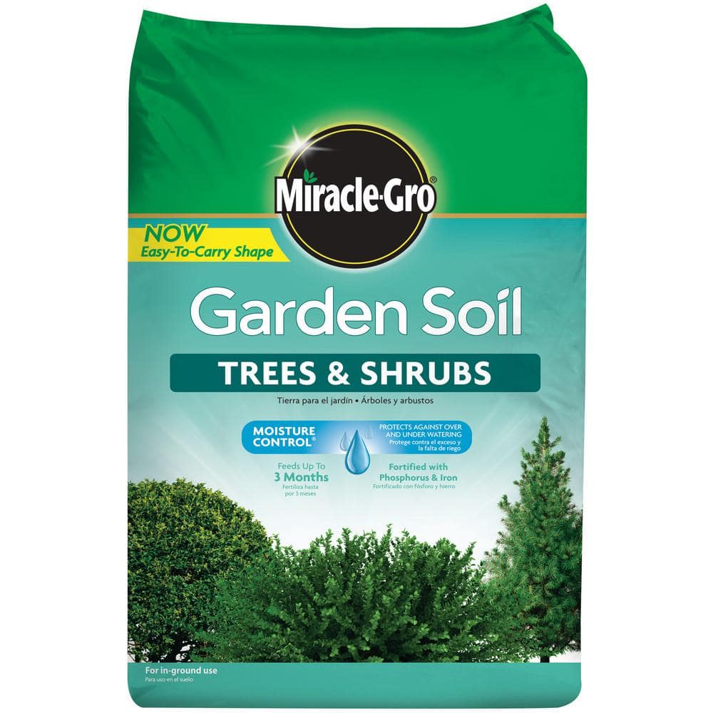 Miracle Gro 1 5 Cu Ft Garden Soil For Trees And Shrubs 76059430 The Home Depot
