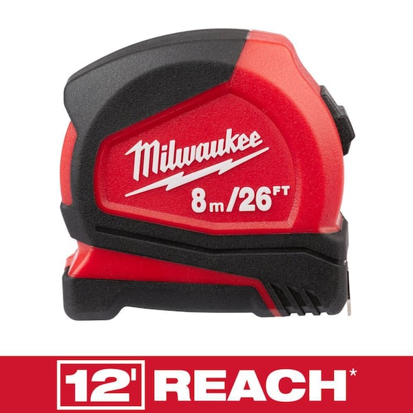 Milwaukee 8 m/26 ft. Compact Tape Measure