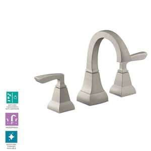 Kallan 8 in. Widespread 2-Handle Bathroom Faucet in Vibrant Brushed Nickel