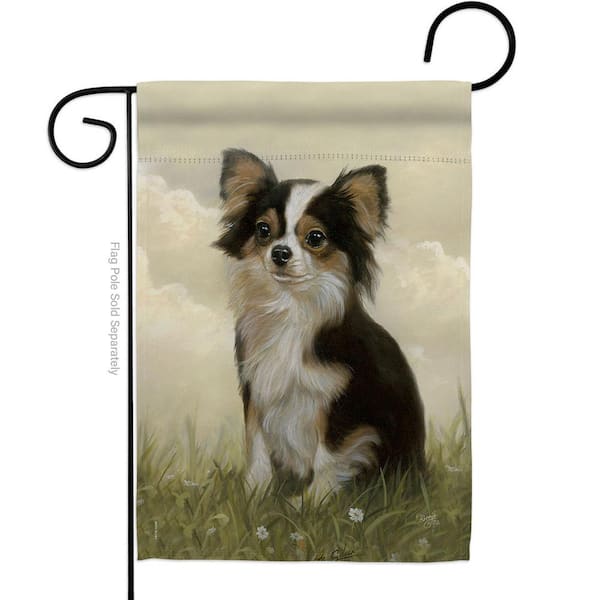 Breeze Decor 13 in. x 18.5 in. Chihuahua Dog Garden Flag Double-Sided Readable Both Sides Animals Decorative