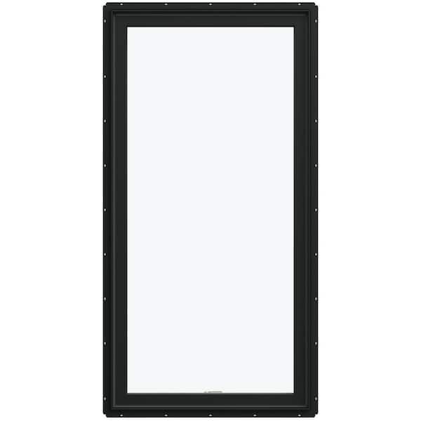 JELD-WEN 36 in. x 72 in. W-5500 Left-Hand Casement Wood Clad Window