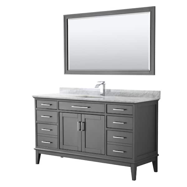 Wyndham Collection Margate 60 In Bath, 56 Double Vanity
