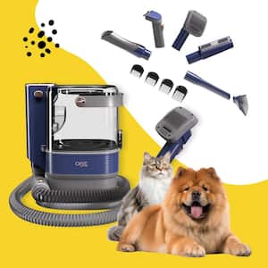 Dog Grooming Kit, Pet Grooming Vacuum and Dog Clippers and Dog Brush for Shedding with 5 Grooming and Cleaning Tools