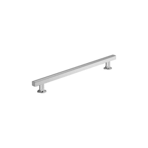 Amerock Everett 10-1/16 in. (256mm) Modern Polished Chrome Bar Cabinet Pull