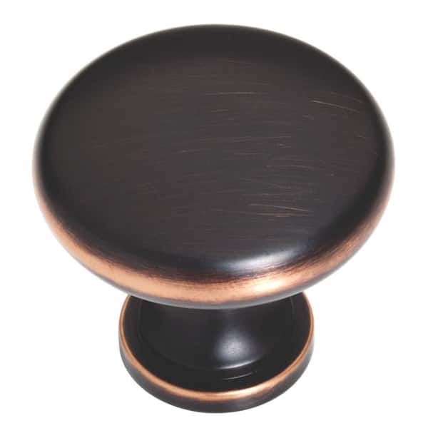 Liberty Classic Round 1-3/4 in. (45mm) Bronze with Copper Highlights Oversized Solid Cabinet Knob
