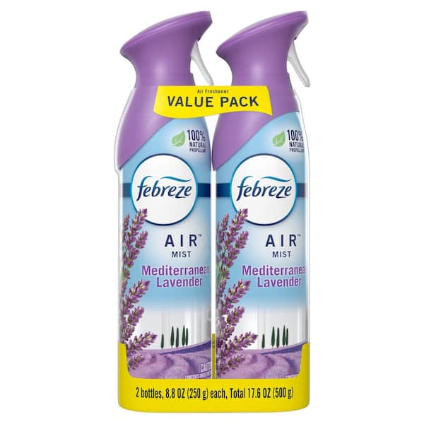 Febreze Odor Eliminating 8.8 oz. Mediterranean Lavender Scent Air Freshener Spray (2 Count)