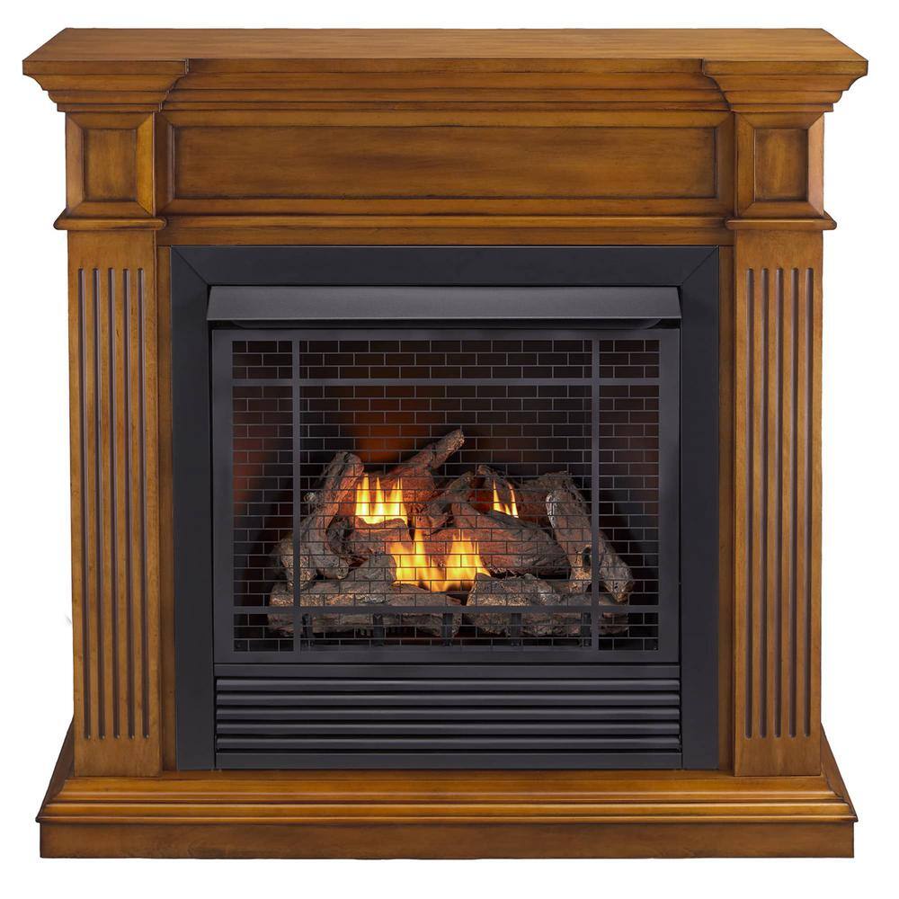 Duluth 32 000 BTU Dual Fuel Vent Free Gas Fireplace with