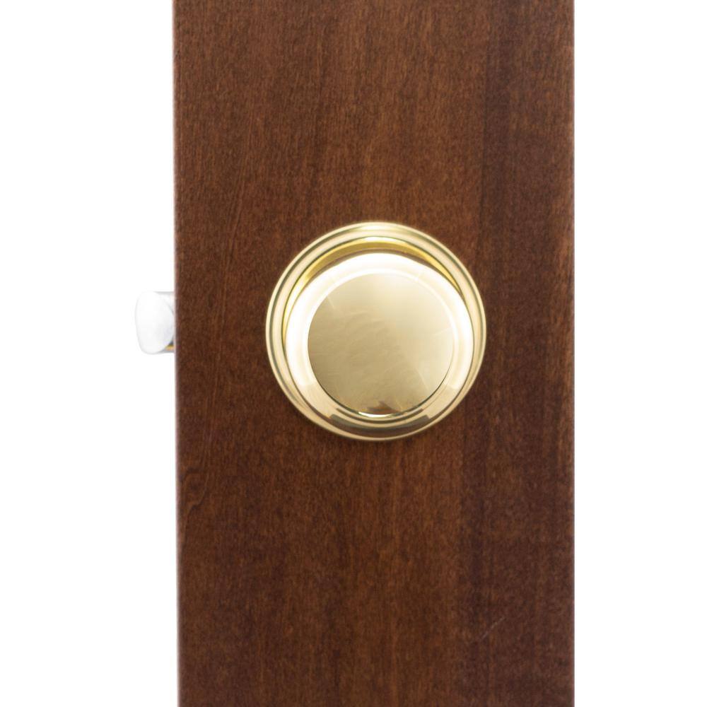 Polished Brass Colonial Style Passage Door Knob