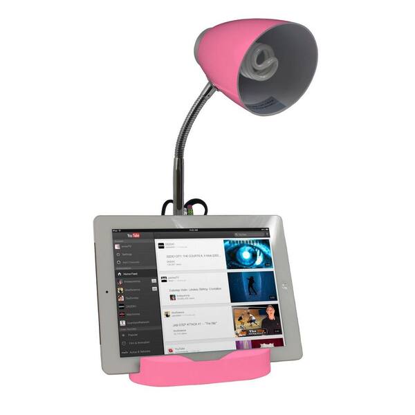 pink tablet stand