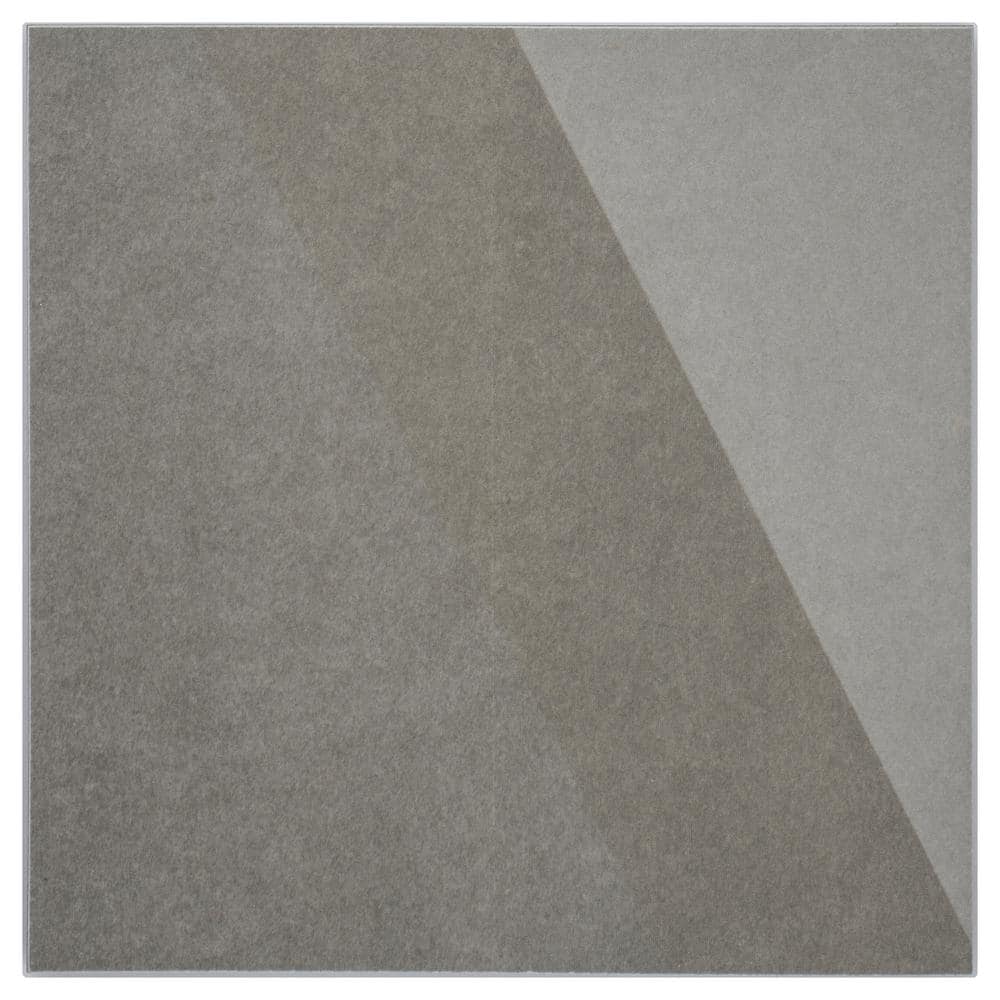 Gray Geometric Matte Porcelain 8x8 Wall Tile