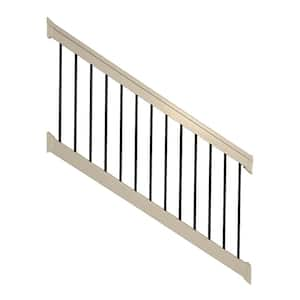 Bellaire 3 ft. H x 72 in. W Khaki Vinyl Stair Railing Kit