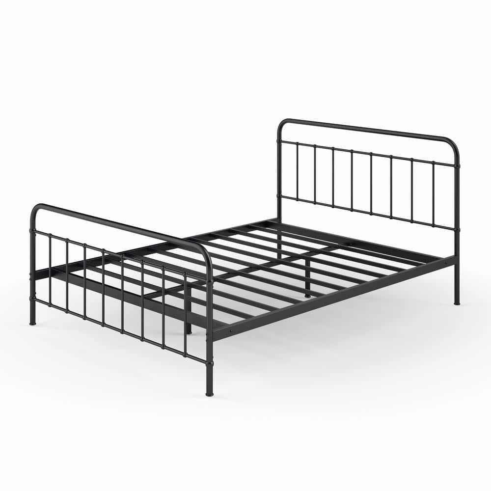 Zinus Florence 40  Metal Platform Bed Frame  Full  Black