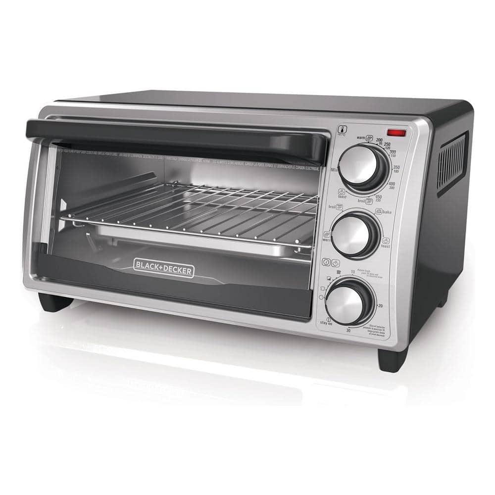 BLACK+DECKER 4 Slice Toaster Oven with Even Toast Technology 985121425M