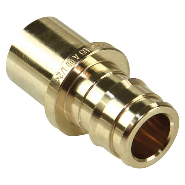 ProPEX 1/2 in. PEX-A Expansion Barb x 1/2 in. Copper Lead-Free Brass Male Sweat Fitting Adapter