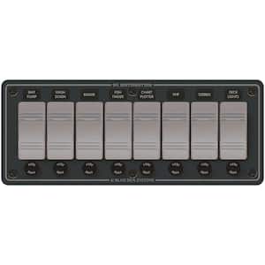 Contura Water Resistant 12V DC 8 Position Panel, Gray