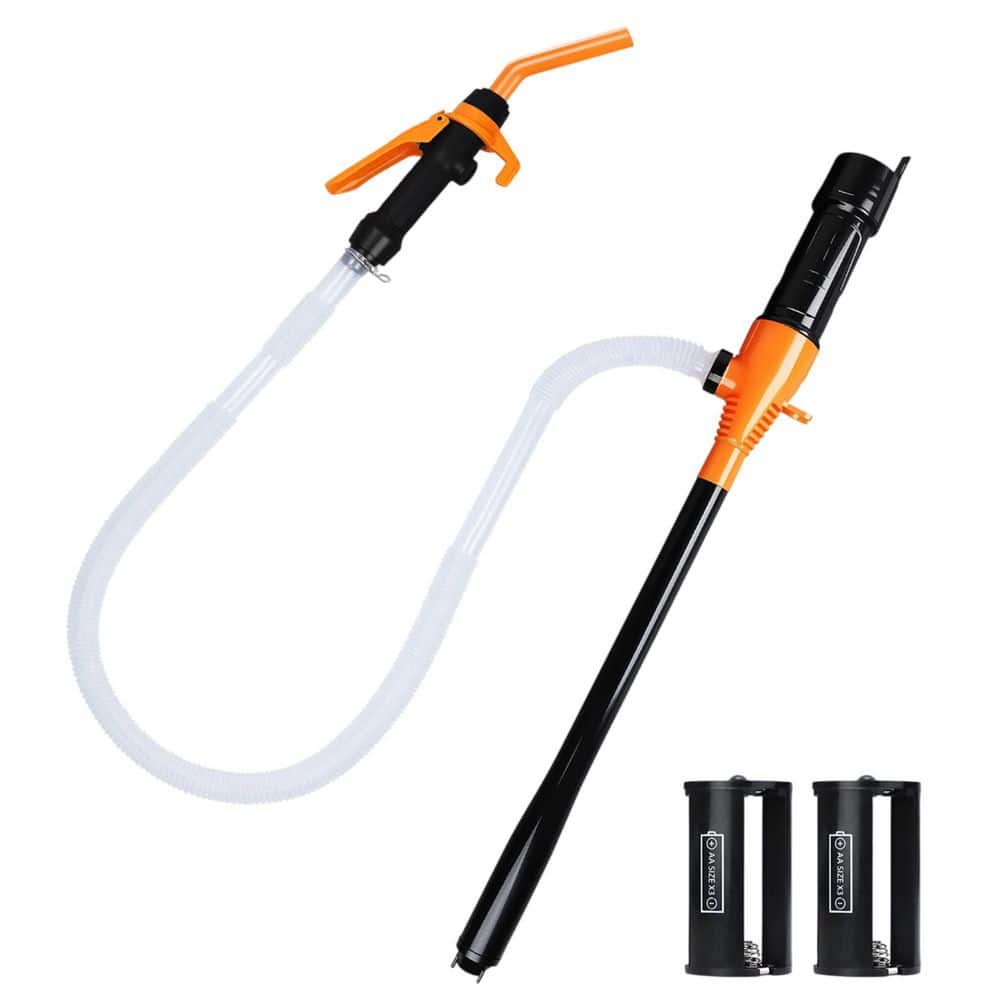 "2.4 GPM Siphon Pump, Portable Fuel Transfer Pump w Adjustable Flow Nozzle, 35.4"" Long Hose for Gas Diesel Water" price history on PriceWatchPro
