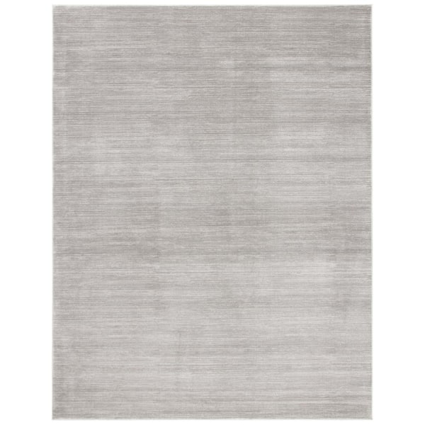 Vision 12 ft. x 18 ft. Silver Solid Marle Area Rug