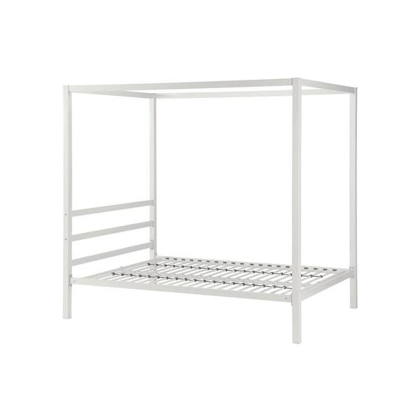 Dhp Rory Metal Canopy White Full Size, White Metal Canopy Bed Frame Full Size
