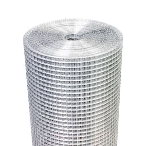 5 ft. x 100 ft. 19-Gauge Galvanized Welded Wire Fencing, Hardware Cloth, Chicken Wire Fence Mesh