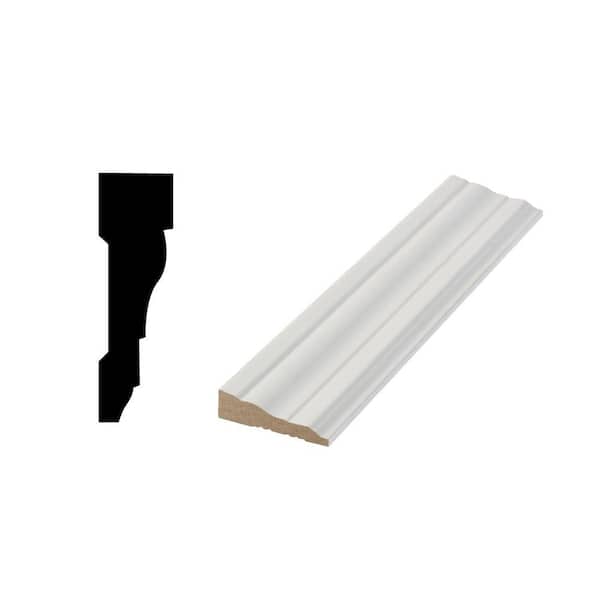 Woodgrain Millwork WM 366 19/32 in. x 2-1/4 in. x 84 in. Primed MDF Door and Window Casing