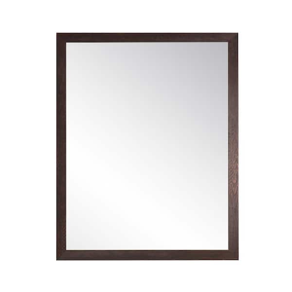 BrandtWorks 22.5 in. W x 24.5 in. H Rectangle Framed Wooden Mirror