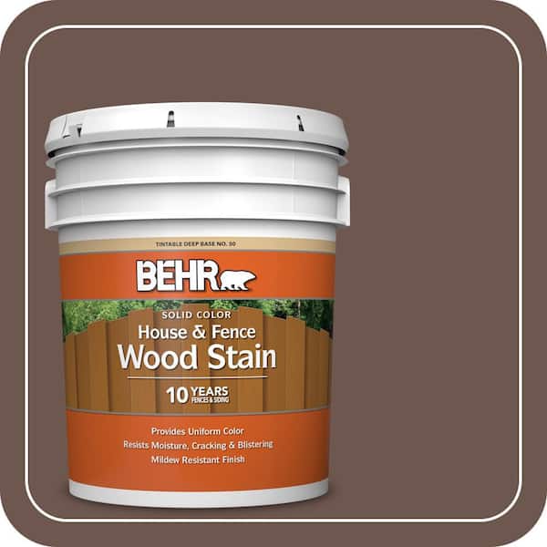 5 gal. #N170-6 Natural Bark Solid Color House and Fence Exterior Wood Stain