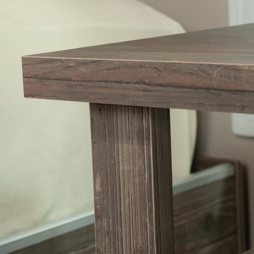 Summit Station Glacier Oak Nightstand with Open Shelves