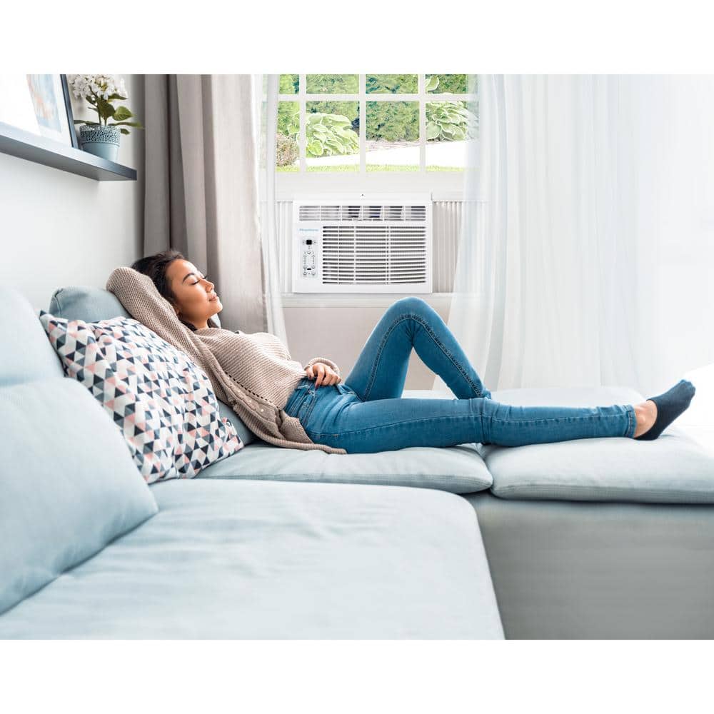 Keystone 10,000 BTU White Window Air Conditioner with Remote