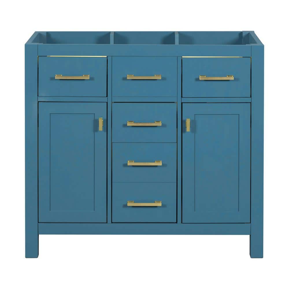 35.51 in. W x 17.87 in. D x 33.03 in. H Bath Vanity Cabinet without Top in 