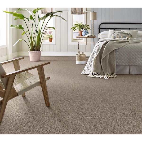 Columbus II - Coco - Brown 74.9 oz. SD Polyester Texture Carpet - Installation Required