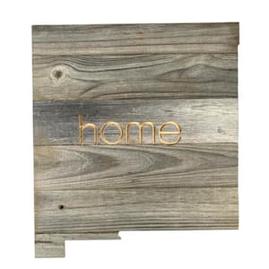 Large Rustic Farmhouse New Mexico Home State Reclaimed Wood Wall Art