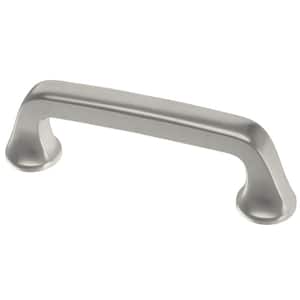 Casual Retreat 3 in. (76 mm) Classic Satin Nickel Cabinet Drawer Pull