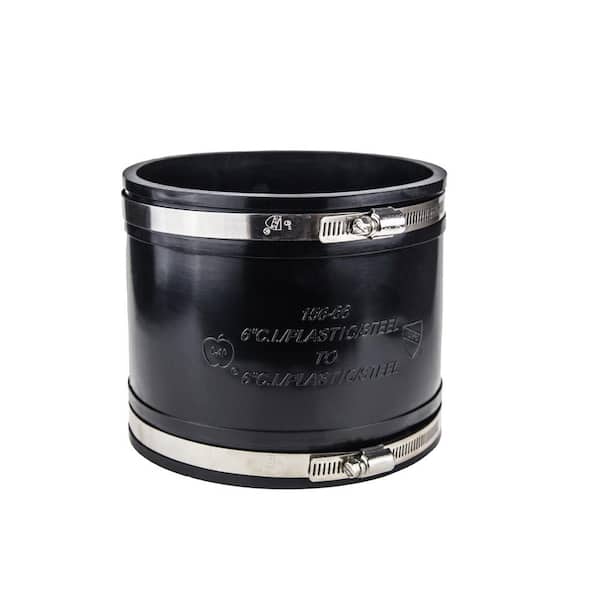 ECO FLO 6 in. DWV Flexible PVC Coupling