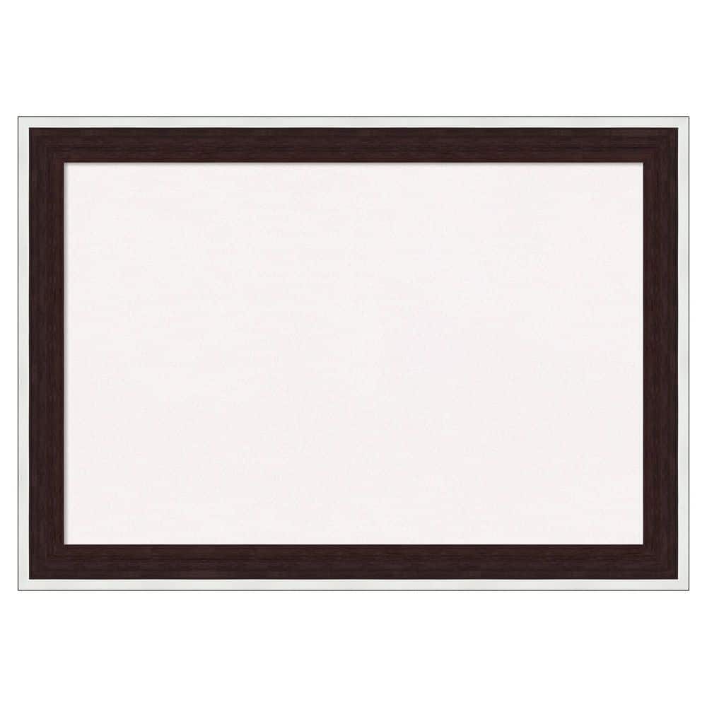 Maya Espresso Silver 27 in. x 19 in. Poly Framed White Cork Memo Board price history on PriceWatchPro