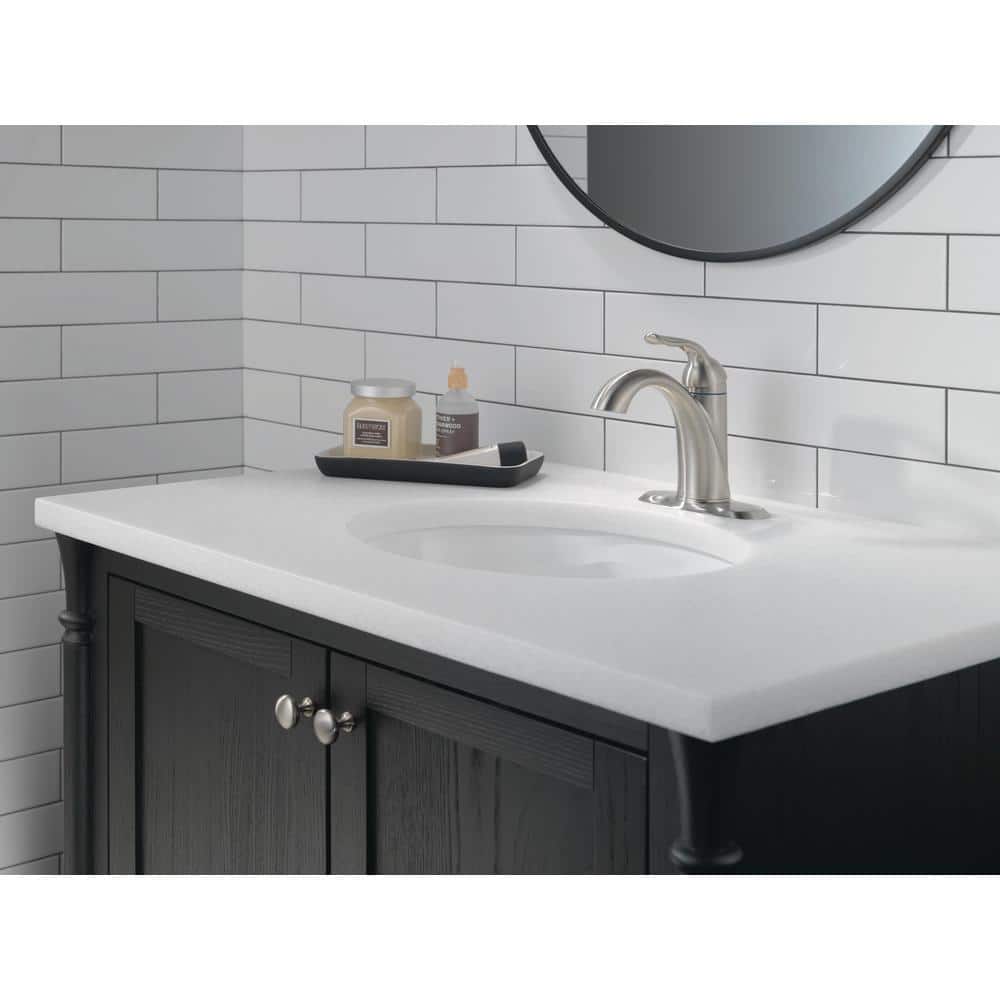 Modern Stainless Steel Single Hole Bathroom Faucet with ADA Compliance