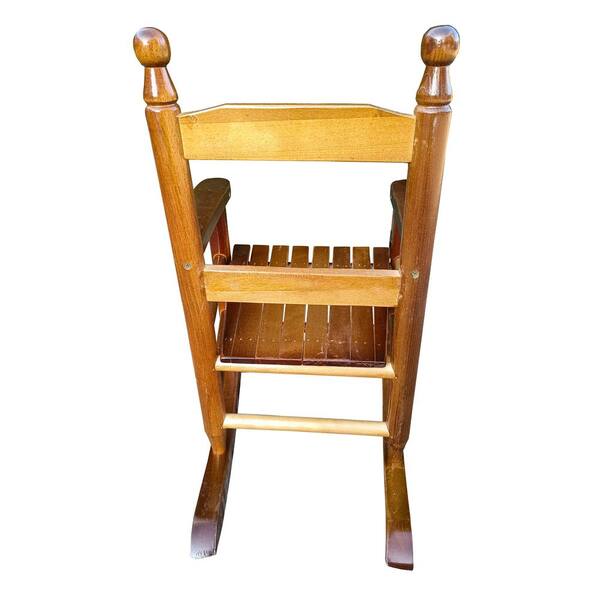 Tatayosi Children's Natural Wooden Outdoor Rocking Chair P